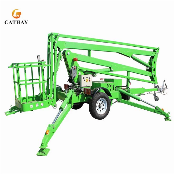 10m To 20m Towable Trailer Boom Lift